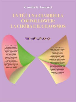 cover image of Un tè e una ciambella coi follower--la Chôra e il Chaosmos